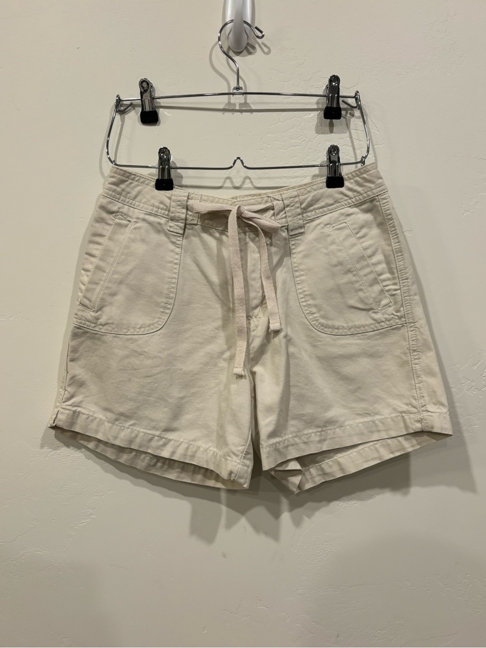 St. John's Bay Casual Drawstring Shorts in Cream